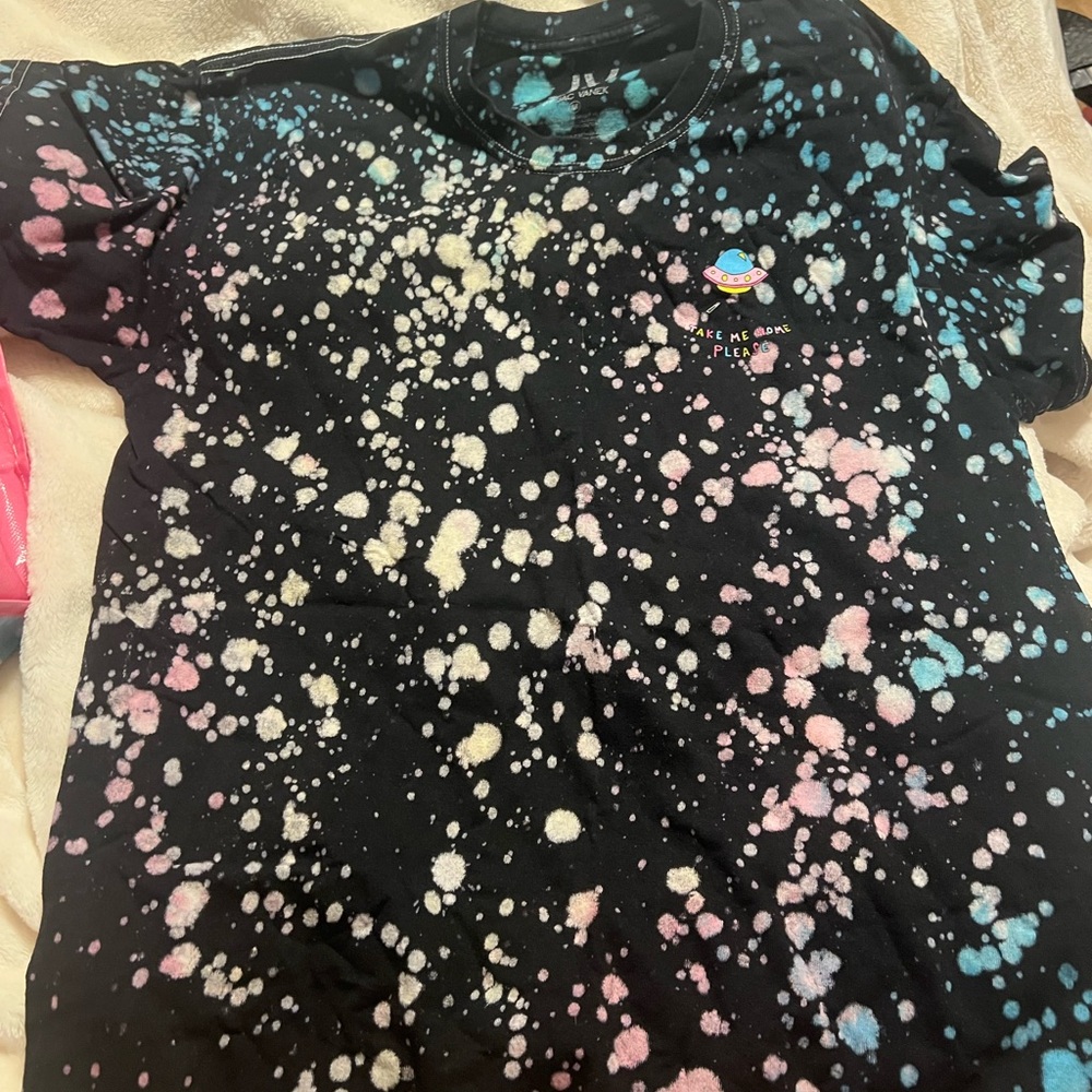 Jac Vanek Multicolor Splatter Tee